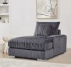 Picture of WINSTON Corduroy Velvet Modular Sectional Sofa (Grey) - Ottoman Only