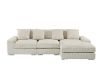 Picture of WINSTON Corduroy Velvet Modular Sectional Sofa with Ottoman (Beige)