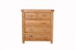 Picture of WESTMINSTER 5-Drawer Solid Oak Wood  Tallboy