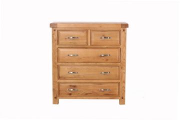 Picture of WESTMINSTER Solid Oak 5-Drawer Tallboy
