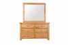 Picture of Westminster 6-Drawer Dresser with Mirror (Solid Oak Wood)