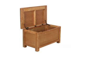 Picture of WESTMINSTER Solid Oak Blanket Box