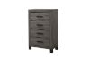 Picture of ROMNEY 4-Drawer Tallboy (Grey)