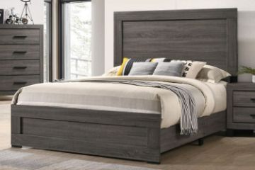 Picture of ROMNEY Queen Size Bed Frame (Grey)