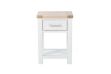 Picture of SICILY 1-Drawer Solid wood with Ash Top Bedside Table 