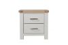 Picture of SICILY 2-Drawer Solid Wood with Ash Top Bedside Table 