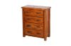 Picture of RIVERWOOD 4-Drawer Tallboy (Rustic Pine)