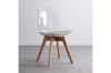 Picture of EFRON Dining Chair with Grey Cushion (Clear) - Each