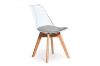 Picture of EFRON Dining Chair with Grey Cushion (Clear) - Each