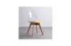 Picture of EFRON Dining Chair with Yellow Cushion (Clear) - (48x42x84)