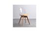 Picture of EFRON Dining Chair with Yellow Cushion (Clear) - Each