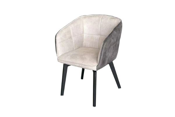 Picture of CRESTA Velvet Arm Chair (Beige)