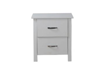Picture of PORTLAND 2-Drawer Bedside Table (Cream)
