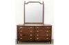 Picture of PRAGUE 8-Drawer Dresser with Mirror (Silver Wattle Timber)