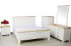 Picture of SICILY 4PC/5PC/6PC Solid Wood with Ash Top Bedroom Combo in Queen/King Size