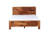 Picture of PHILIPPE Single/King Single/Double/Queen Size Acacia Wood Bed Frame (Rustic Java Colour)