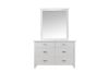 Picture of PORTLAND 6-Drawer Dresser with Mirror (Cream)