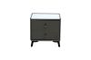 Picture of SHELL DREAM Sintered Stone 2-Drawer Bedside Table (Grey)