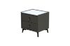 Picture of SHELL DREAM Sintered Stone 2-Drawer Bedside Table (Grey)