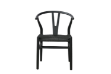 Picture of  WISHBONE Solid Wood Y Replica Chair (Black)