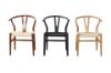 Picture of  WISHBONE Solid Wood Y Replica Chair (Black) - 53x50x79