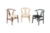 Picture of  WISHBONE Solid Wood Y Replica Chair (Black) - 53x50x79