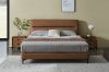 Picture of CUBA Genuine Leather Bed Frame in Queen/King Size (Brown) 