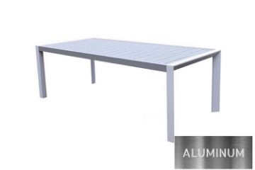 Picture of CARDIFF Aluminium Outdoor Dining Table (220x100x73)