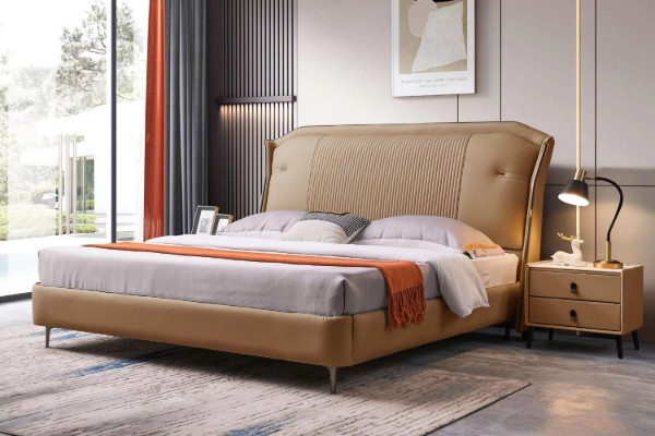Picture of BRECON Bed Frame in King Size (Brown)