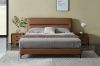 Picture of CUBA Genuine Leather Bed Frame (Brown)  - Queen