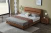 Picture of CUBA Genuine Leather Bed Frame (Brown)  - King