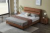 Picture of CUBA Genuine Leather Bed Frame in King Size (Brown)