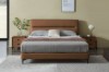 Picture of CUBA Genuine Leather Bed Frame in King Size (Brown)