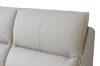 Picture of ROMEO Genuine Leather Queen Size Bed Frame (Light Grey) 
