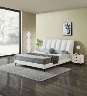 Picture of ALANYA Bed Frame (White) - Super King
