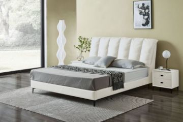 Picture of ALANYA Queen/Super King Size Bed Frame (White)