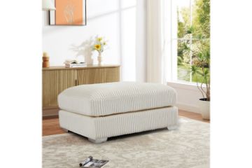 Picture of WINSTON Corduroy Modular Sectional Sofa (Beige) - Armless