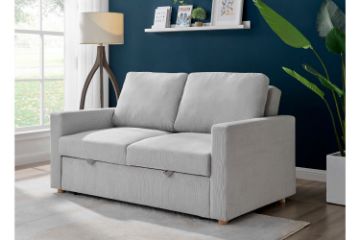 Picture of BRECON 3 Seater Sofa Bed (Light Grey)