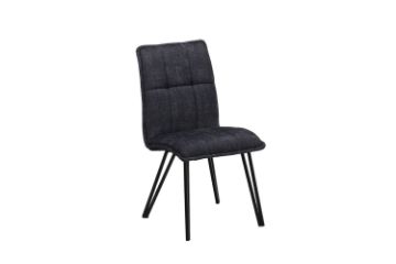 Picture of NOBLE Fabric Dining Chair (Black) - Each