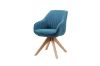 Picture of VENETIAN 360° Swivel Fabric Arm Chair (Blue)