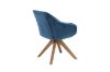 Picture of VENETIAN 360° Swivel Fabric Arm Chair (Blue)