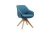 Picture of VENETIAN 360° Swivel Fabric Arm Chair (Blue) - Single	