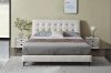 Picture of AUGUSTA Genuine Leather Bed Frame (Light Grey) - Super King