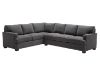 Picture of OLYMPIA Fabric Sectional Sofa (Dark Grey) - 2 Seater Facing Right