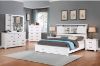 Picture of PURELAND Solid Pine Wood Bed Frame  with Drawers in Queen/Super King Size (White)