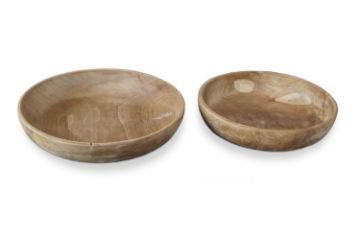 Picture of DECO Solid Teak Wood Smooth Bowl