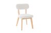 Picture of TALIA Teddy Fabric Dining Chair (White) - Each