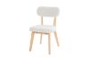 Picture of TALIA Teddy Fabric Dining Chair (White) - Each