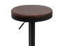 Picture of MASON Adjustable Swivel Gas Lift Bar Stool (Walnut)