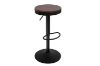 Picture of MASON Adjustable Swivel Gas Lift Bar Stool (Walnut) - 2 Stools in 1 Carton
